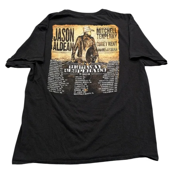 2023 Jason Aldean Highway Desperado Tour T shirt - Picture 2 of 4